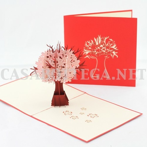 Biglietto auguri albero - biglietto,