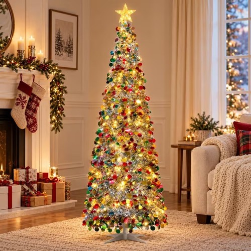 Albero natale pop tinsel - albero,