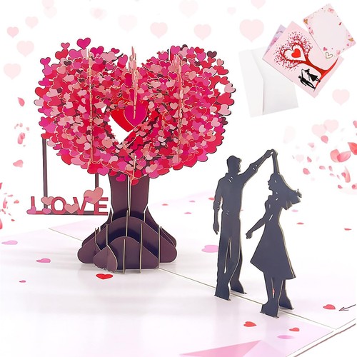 Biglietto pop con albero - biglietto,