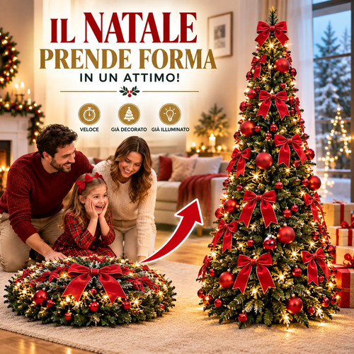 Albero natale pop 180 cm - albero,