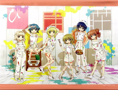 Hidamari schizzo arazzo - schizzo,