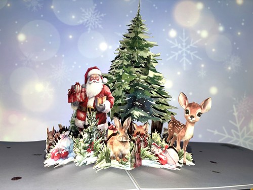 Biglietto natale pop 3d - pop-up,