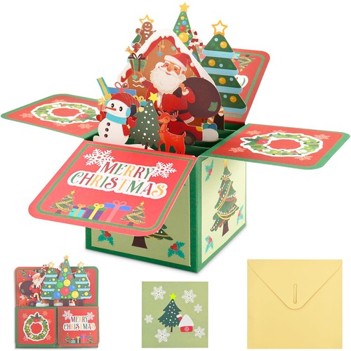 Biglietto pop natale con - natale,