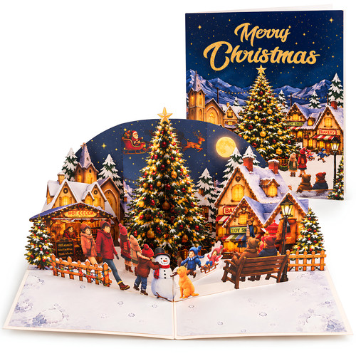 Biglietto natalizio pop 3d - pop-up,