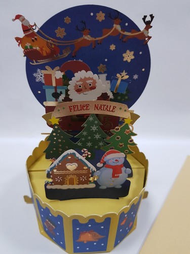 Biglietto pop auguri natale - biglietto,