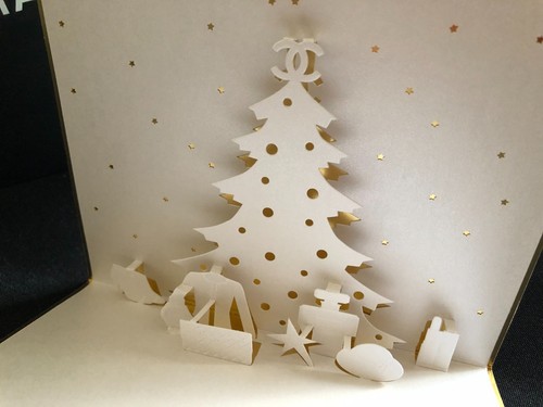 Biglietto natale chanel pop - biglietto,