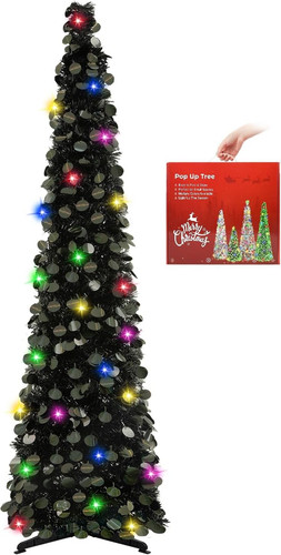 Albero natale nero con - di,