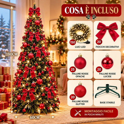 Albero natale pop 180 cm - pop-up,