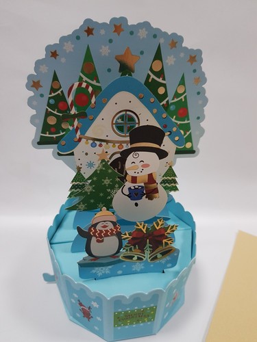 Biglietto pop auguri natale - biglietto,