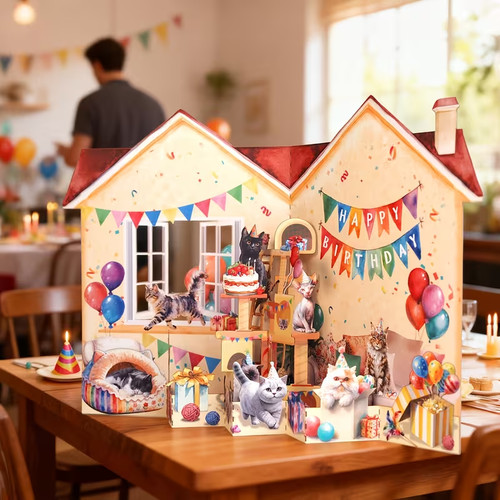 Biglietto auguri pop 3d - biglietto,
